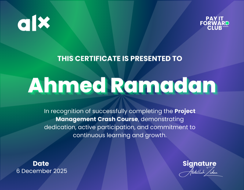 ALX Tech Certificate